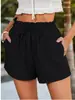 Ropa de Verano 2026 para Mujer de Europa y América, Nueva, Transfronteriza, Amazon, Comercio Exterior, Color Sólido, Holgados, Casuales, con Cordón, Pantalones Cortos de Moda para Mujer