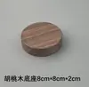 Adornos para el Salpicadero del Coche Hechos a Mano DIY Consola Central Nogal Madera Maciza Figuras Bases Aromaterapia Regalos para Coche Nuevo
