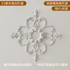 Abajur de PU Estilo Francês Redondo Imitação de Gesso Lâmpada Combinada Piscina Teto Esculpido Decoração Suporte de Lâmpada Mosaico Vazado