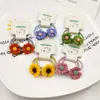 Estilo Coreano Color Resina Aro Pequeño Lindo Anillo para el Cabello Infantil Dulce Color Caramelo Princesa Cuerda para el Cabello Coreana