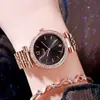 Reloj de pulsera GEDI para mujer, moda casual de celebridad de Internet, correa de acero, elegante y con estilo, modelo para estudiante con incrustaciones de diamantes, reloj de acero inoxidable impermeable