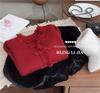Suéter cárdigan de cuello redondo con borlas para niña, nuevo abrigo con hebilla de estilo chino retro grueso para bebé, otoño e invierno 2024