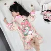 Pijama de Niña Melody Primavera y Otoño 2026 Nuevo Modelo Bebé Seda de Hielo Verano Delgado Ropa de Casa para Niños con Aire Acondicionado