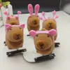 Use Acessórios de Cabeça Faixa de Cabelo Rosa Grampo de Cabelo Capivara Pequena Capivara Brinquedos Infantis Presentes de Aula Barraca de Rua Acessórios de Cabeça para Mulheres