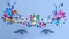 Pasta de Sobrancelha Personalizada DIY Pasta para Olhos Pasta Facial com Diamante Estrela de Diamante Estilo Daren Igual Decoração Facial de Máscara Estilo Novo