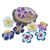 Venta de Liquidación Flor de Arcilla Blanda de 22 mm Plumeria Agujero Doble Pulsera de Cristal con Cuentas DIY Accesorio Creativo para el Cabello Collar Materiales para Joyería