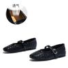 Zapatos Mary Jane para Mujer con Plantilla de Piel de Oveja de Primera Capa 2026 Primavera Nuevos Zapatos Casuales de Moda de Piel Genuina Que No Cansan los Pies Zapatos para Mujer