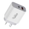 Adecuado para teléfono móvil IP16X Cargador de nitruro de galio de 45 W Cargador PD de calibre australiano de 45 W Adaptador PD dual de 45 W
