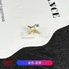 Brincos de Pino de Liga de Titânio F136 Cruz Estrela Vazada Cravejada com Zircônia Pino de Cartilagem Auricular com Rosca Interna Piercings Labiais Joias de Piercing de Titânio G23