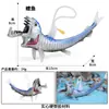 Modelos Realistas de Animales Marinos Transfronterizos: Tiburón Azul, Megalodón, Tiburón Ballena Gris, Tiburón Blanco, Tiburones Martillo Juguetes