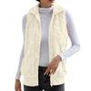Chaleco sin mangas de Jacquard Engrosado de Doble Cara de Forro Polar para Mujer, Top Deseo de Comercio Exterior de Estación Independiente Otoño e Invierno 2024 Nuevo en Amazon