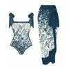Bikini de una pieza retro francés 2026 Estilo europeo y americano Conservador que oculta el abdomen Adelgazante Traje de baño de playa para vacaciones