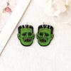 Venta Caliente Transfronteriza Acrílico Calavera Figura de Terror DIY Aretes Collar Llavero Material