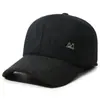 Gorra de béisbol de cuero liso de color sólido transfronteriza sombrero para exteriores para hombres de mediana edad y ancianos con terciopelo grueso resistente al viento cálido sombrero de pico