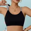 Sujetador Deportivo Sexy con Tirantes Flash Europeo y Americano Chaleco a Prueba de Impactos para Fitness Yoga Running Talla Grande Transfronterizo Sujetador Push-Up