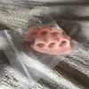 Separador de Dedos del Pie con Forma de Caracol de Tres Agujeros, Separador de Dedos del Pie de Silicona, Separador de Dedos del Pie Martillado para Dedos Superpuestos