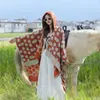 Chal bohemio, capa exótica para mujer, adecuada para viajes a Xinjiang, excursiones por la pradera y sesiones de fotos, capa exterior de estilo étnico