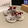 Tenis Dad para Mujer 2025 Nuevo Primavera y Verano Versátil Aumenta Altura Suela Gruesa Zapatos de Mujer Populares Zapatos Deportivos Casuales