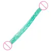 C15 Chicote Shen 56cm22 polegadas 4cm de espessura super longo dildo de cabeça dupla feminino gay puxar pênis C5 cabeça dupla