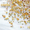 Rhinestones Redondos de Fondo Plano Serie de Tamaños Mixtos Decoraciones para Uñas, Populares en Xiaohongshu, Rhinestones para Uñas Portátiles DIY Venta al por Mayor