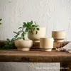 Vaso de Flor de Argila Secagem Rápida Orquídea Planta Verde Cerâmica Respirável de Alta Qualidade Criativo Simples Respirável Vaso de Flor de Mesa Venda por Atacado