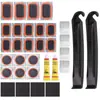 Parche frío para bicicleta pegamento palanca de neumáticos kit de herramientas de reparación de neumáticos parche de neumático sin pegamento herramienta de reparación de neumáticos de bicicleta de montaña