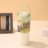 Nuevo Estilo de Pintura al Óleo de Van Gogh Taza de Hielo Portátil con Refrigeración Interior de Cerámica Taza Térmica Alta Apariencia Oficina Hogar Taza de Café para Agua