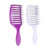 Dangmei peine curvo de plástico púas peine de corte masajeador de piel peine portátil peine grande para la parte posterior de la cabeza peine de aceite herramientas para el cabello