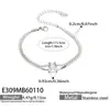 Pulsera de Cadena Doble Capa con Hojas Completamente de Circonita Estilo Europeo y Americano de Lujo Ligero, Acero Inoxidable Chapado en Oro Real de 18K, Joyería Minimalista de Nicho