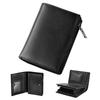Porta-Cartões Múltiplos Amazon Fashion com Compartimento Oculto com Zíper Porta-Moedas Dobrável Porta-Cartões de Grande Capacidade Multifuncional