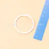 Colgante Pinza Tarjeta Anillo Hebilla Pieza Anillo de Sujeción Metal Abridor Anillo Móvil Tarjeta Calendario de Escritorio Anillo para Tarjetas de Hojas Sueltas Llavero Colorido