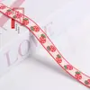 Fita Jacquard de Abacaxi 1,3CM Acessório para Roupas, Decoração de Casa, Cortinas e Várias Decorações DIY G3669