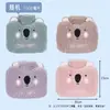 Bolsa de Agua Caliente Llena de Agua para Calentar el Vientre, Bolsa de Agua Caliente de PVC Engrosado para Compresa Caliente, Bolsa Calentadora de Manos Grande Especial de Peluche Lindo de Dibujos Animados