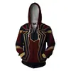 Moletom com Zíper 3D Capitão América Vingadores 4 cosplay Anime Mercadoria Blusa