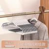 Percha para ropa de hogar nueva, antideslizante, engrosada, percha para ropa sin marcas, antiángulo de hombro, perchero de pie de dos posiciones para dormitorio, venta al por mayor