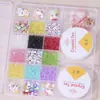 Conjunto de Acessórios Populares DIY para Miçangas Transfronteiriças Resina Miçangas Pequenas Materiais para Pulseira Colar Educacional Infantil Joias
