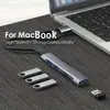 Para notebook computador expansor dock tipo-c expansor HUB hub usb3.0 estação de acoplamento cinco em um
