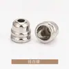 Campana de Metal Colgante Cono Hexagonal Cuerda de Tubo Recto Hebilla de Extremo Hebilla de Extremo de Cuerda de Pantalón de Aleación de Zinc Accesorios de Ropa Jinda