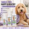 KineShineX Spray Desenredante para Perros Acondicionador y Protector para el Pelo de Mascotas Solución de Cuidado Sin Enjuague para Suavidad y Anti-Nudos