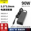 Adaptador de corriente para portátil Samsung de 90 W, 19 V, 4,74 A, cargador de 5,5 x 3,0 mm.