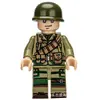 Bloques de Construcción Militares Transfronterizos Figuras Muñecos de la Segunda Guerra Mundial Ejército de la Octava Ruta Luchando contra el Ejército Alemán Ejército de EE. UU. Niños Ensamblaje de Partículas Pequeñas Mini Figuras
