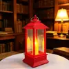 Decoraciones de Linternas de Viento Navideñas Transfronterizas, Lámparas de Aceite Pequeñas Luminosas, Decoraciones para Mesa de Bar, Luces Nocturnas Retro, Regalos de Navidad