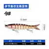 Weihe Sports Modelo B de Peixe Multi-Seções de 8 Seções 13,3cm 18,5g Isca Realista Isca Dura Atacado Transfronteiriço