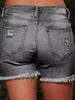 Shorts de Mezclilla Rasgados con Flecos de Gran Tamaño para Mujer, Comercio Exterior Transfronterizo Europeo y Americano, Suministro