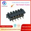 Pilar frontal 2,5 mm conector de carregamento de bateria mãe bateria de lítio Tyco TE conector de alimentação banhado a ouro 2-12 pinos