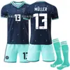 26 Camiseta de Alemania de Visitante Número 17 Wirtz, Número 13 Muller, Número 7 Havertz, Camiseta de Fútbol Copa del Mundo