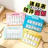 Exhibidor de escritorio de acrílico personalizado para horarios, producción de horarios verticales, acrílico de dibujos animados de anime para escuela primaria