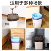 Bolsas de basura con cordón para el hogar, bolsas grandes negras desechables para residuos de cocina, bolsas de plástico engrosadas con cierre