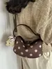 Bolso de Mano Nuevo de Patchwork de Lunares de Verano 2026, Diseño de Nicho, Bolso Cruzado Simple y Versátil para el Trabajo