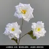 Decoração de Casamento com Flores Brancas, Peônias, Phalaenopsis, Rosas, Arranjos Florais de Teto e Arranjos Florais Pretos para o Salão de Casamento